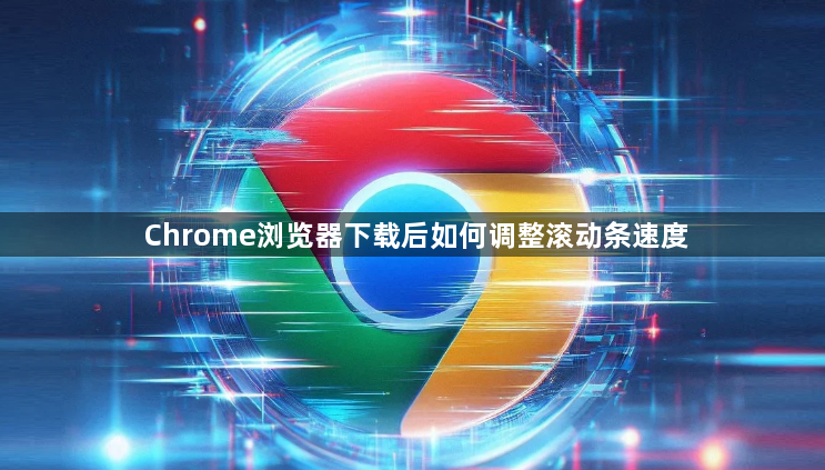 Chrome浏览器下载后如何调整滚动条速度1