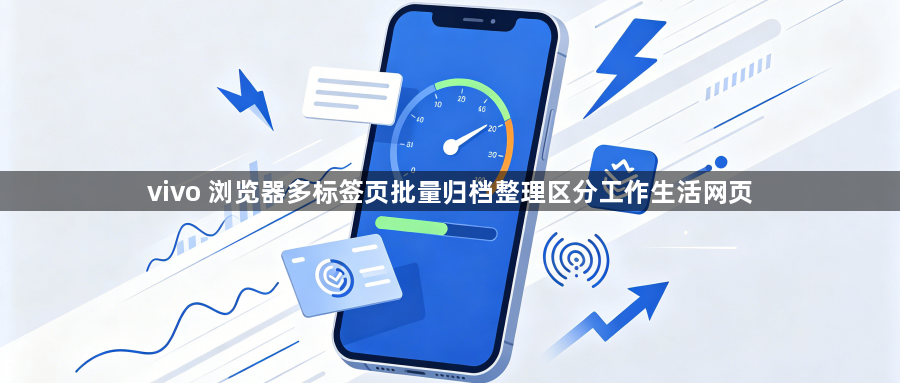 vivo 浏览器多标签页批量归档整理区分工作生活网页1
