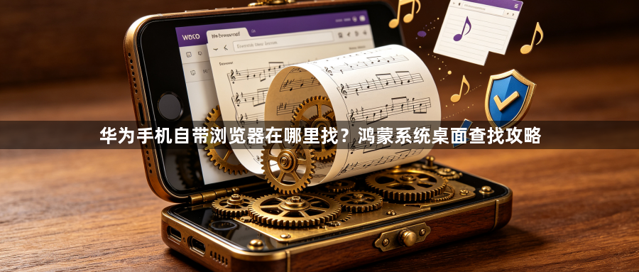 华为手机自带浏览器在哪里找？鸿蒙系统桌面查找攻略1