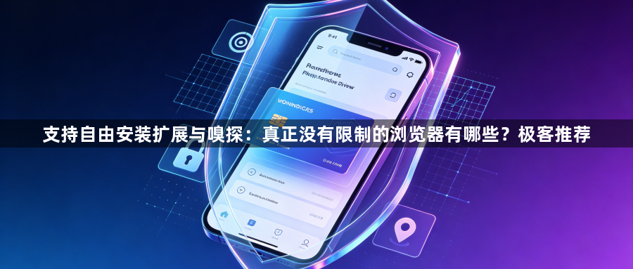 支持自由安装扩展与嗅探：真正没有限制的浏览器有哪些？极客推荐1