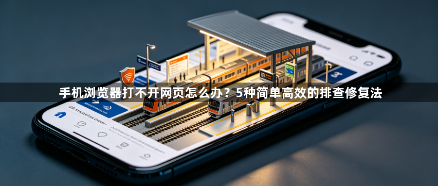 手机浏览器打不开网页怎么办？5种简单高效的排查修复法1