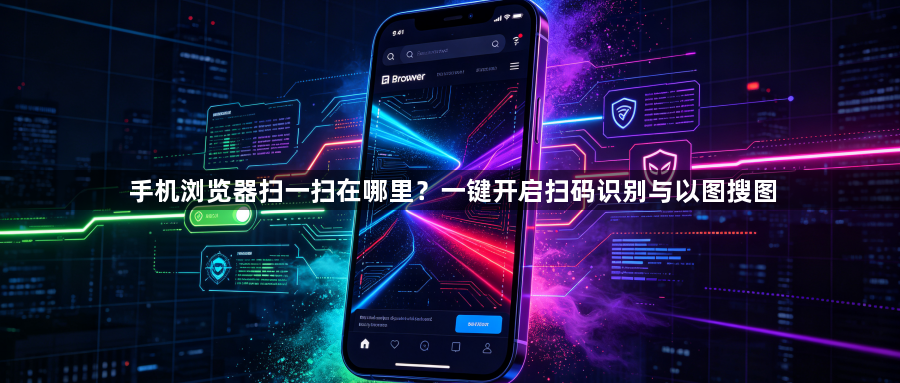 手机浏览器扫一扫在哪里?一键开启扫码识别与以图搜图1