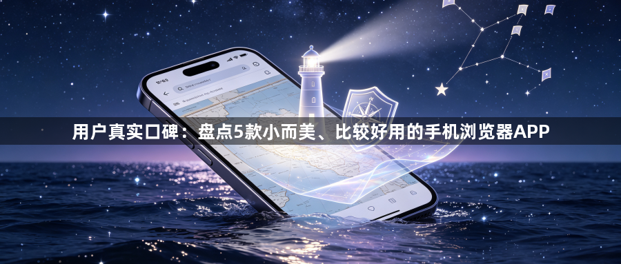 用户真实口碑:盘点5款小而美、比较好用的手机浏览器APP1