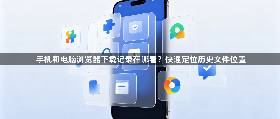 手机和电脑浏览器下载记录在哪看?快速定位历史文件位置1