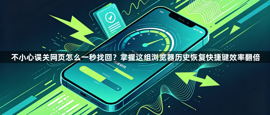 不小心误关网页怎么一秒找回？掌握这组浏览器历史恢复快捷键效率翻倍1