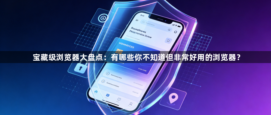 宝藏级浏览器大盘点:有哪些你不知道但非常好用的浏览器?1