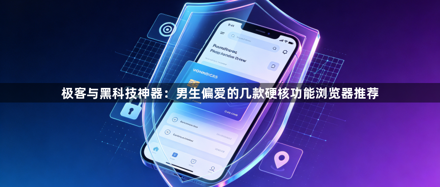 极客与黑科技神器:男生偏爱的几款硬核功能浏览器推荐1
