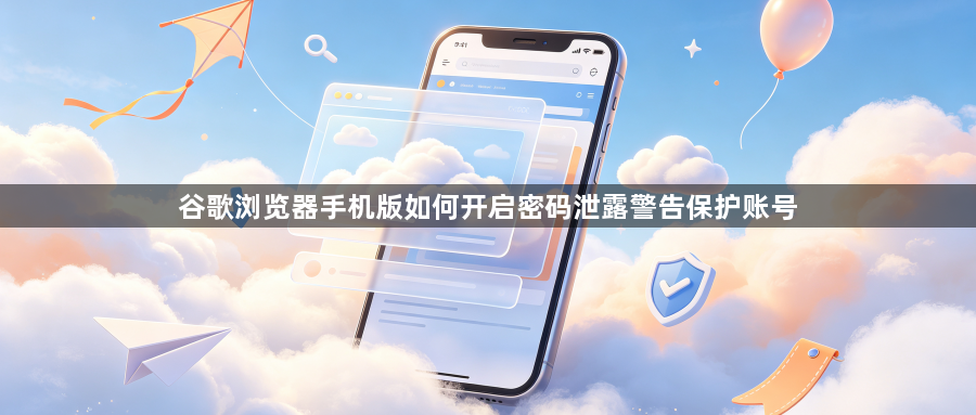 谷歌浏览器手机版如何开启密码泄露警告保护账号1