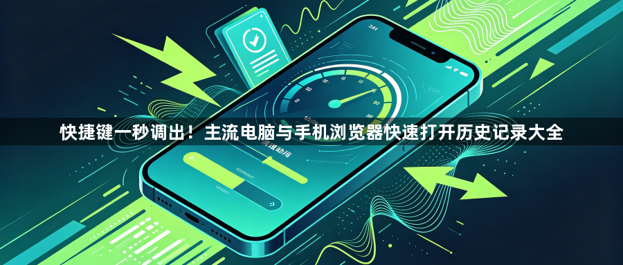 快捷键一秒调出!主流电脑与手机浏览器快速打开历史记录大全1
