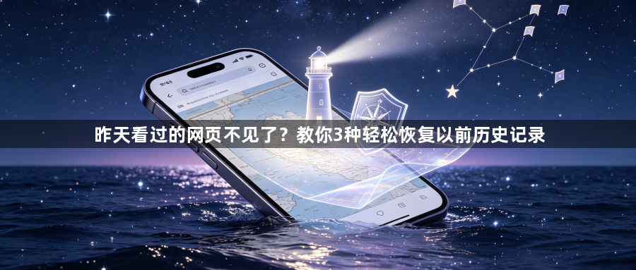 昨天看过的网页不见了?教你3种轻松恢复以前历史记录1