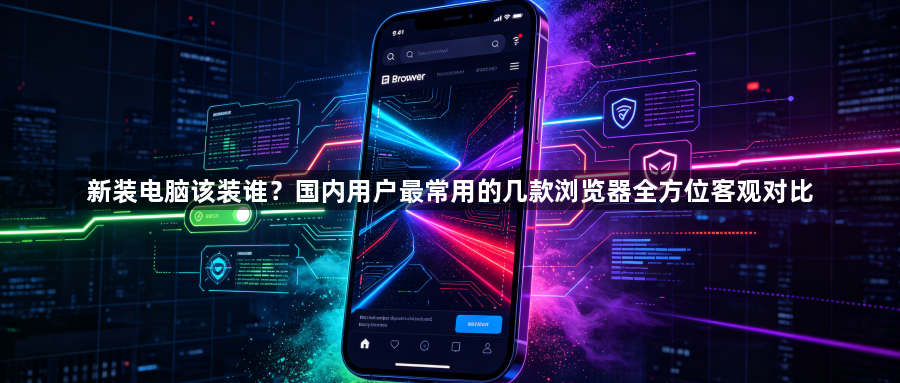 新装电脑该装谁？国内用户最常用的几款浏览器全方位客观对比1