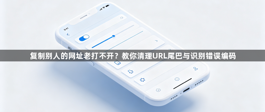复制别人的网址老打不开？教你清理URL尾巴与识别错误编码1