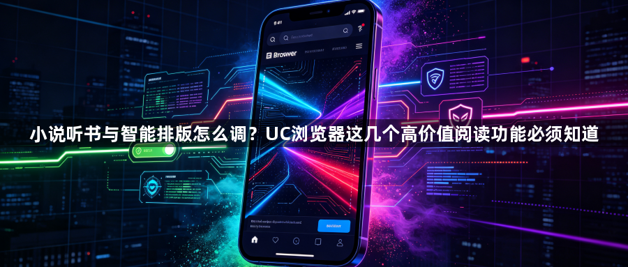 小说听书与智能排版怎么调？UC浏览器这几个高价值阅读功能必须知道1