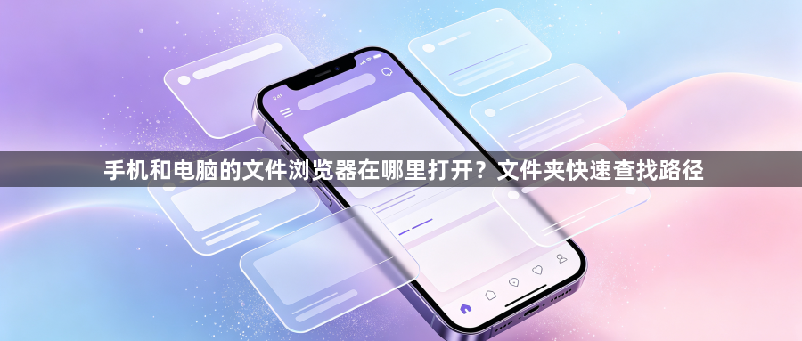 手机和电脑的文件浏览器在哪里打开?文件夹快速查找路径1