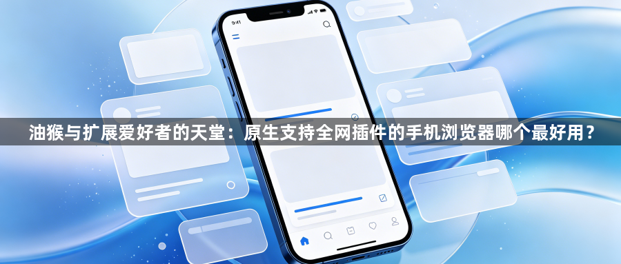 油猴与扩展爱好者的天堂:原生支持全网插件的手机浏览器哪个最好用?1
