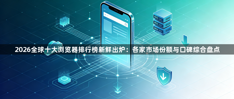 2026全球十大浏览器排行榜新鲜出炉:各家市场份额与口碑综合盘点1