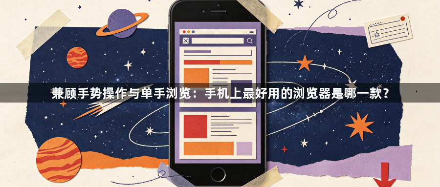 兼顾手势操作与单手浏览:手机上最好用的浏览器是哪一款?1