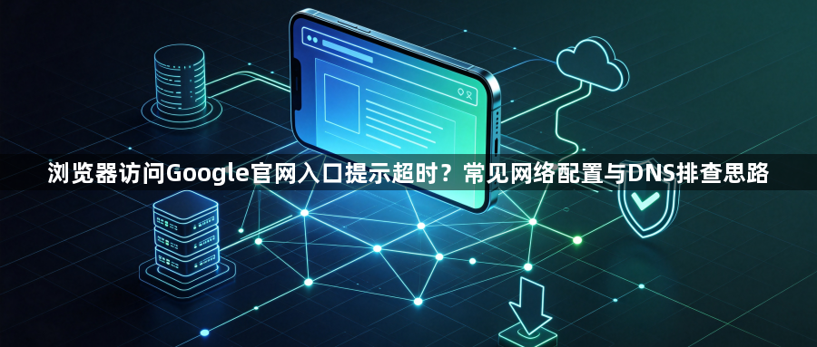 浏览器访问Google官网入口提示超时?常见网络配置与DNS排查思路1