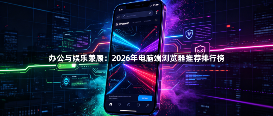 办公与娱乐兼顾:2026年电脑端浏览器推荐排行榜1